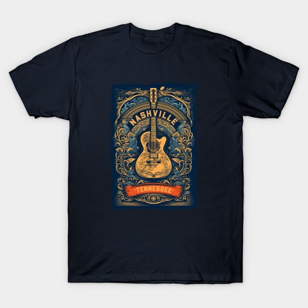 Nashville Tenn. T-Shirt by DavidLoblaw
